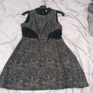 Grey and black BCBG dress